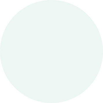 A plain, solid white circle centered on a white background.